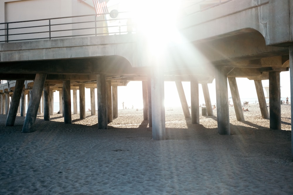 white life guard house