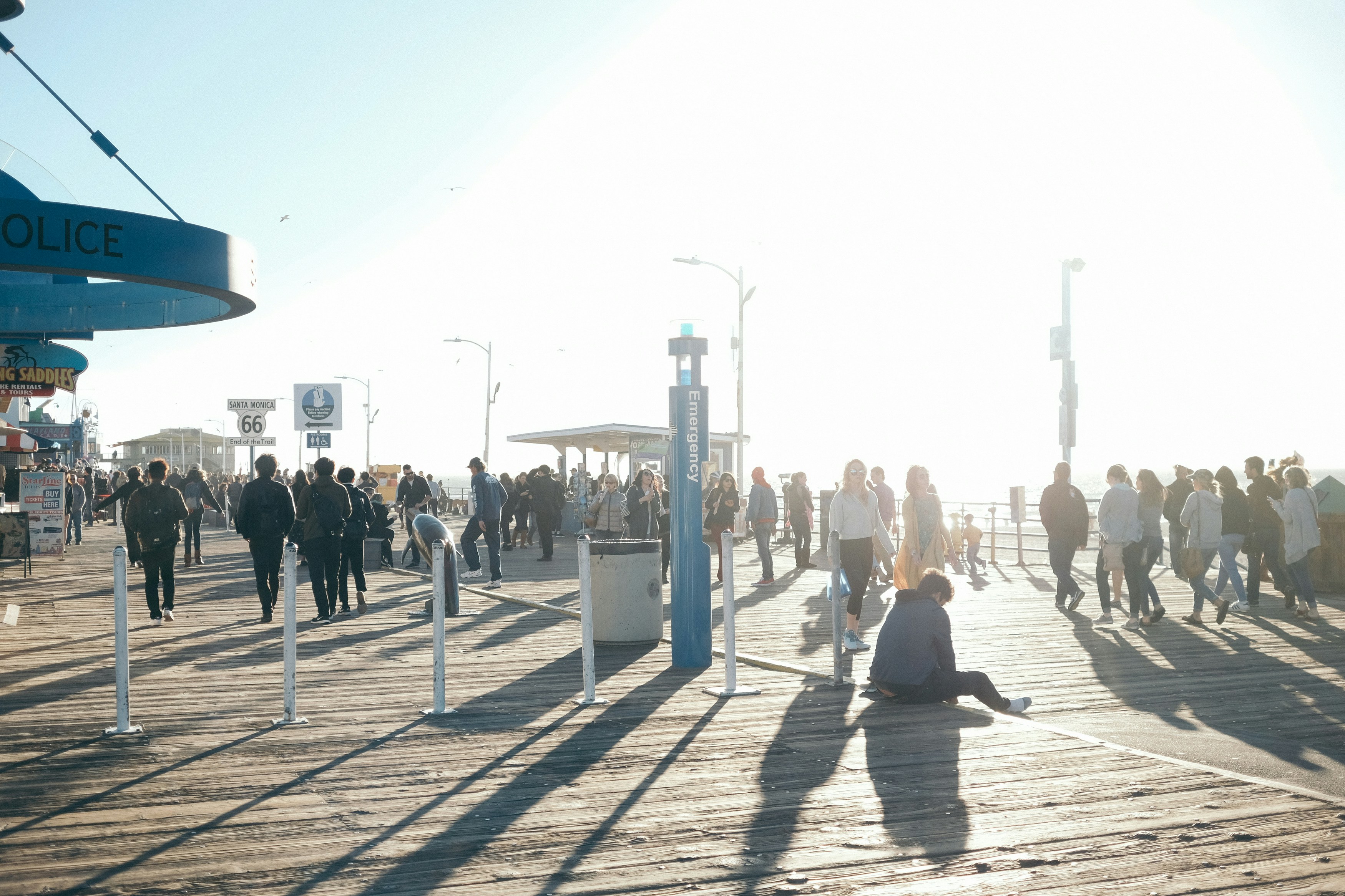 unknown persons walking outdoors