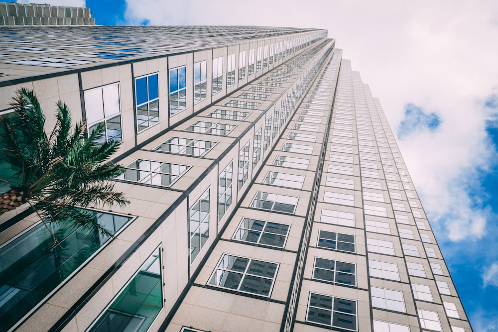 low angle photography of building