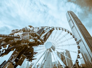 Futuristic cyberpunk dragon soaring through a starry neon-lit cosmic sky.