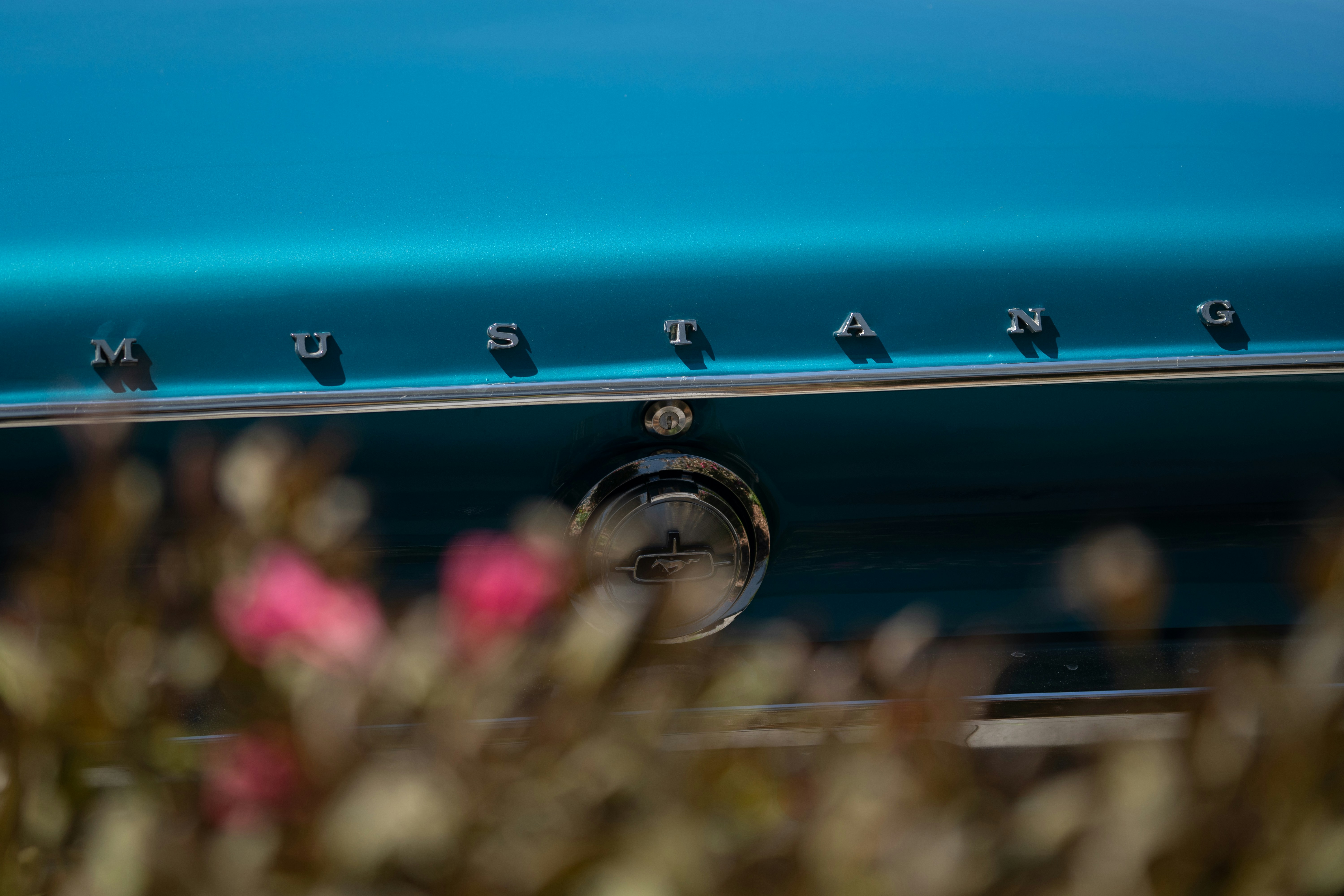 Ford Mustang blu