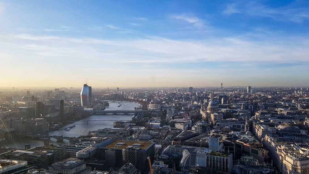 aerial-view photo of city building during daytime