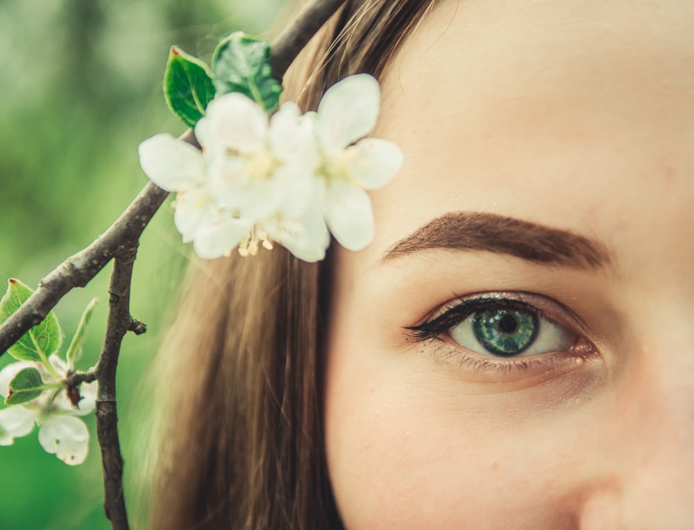 white petaled flowers