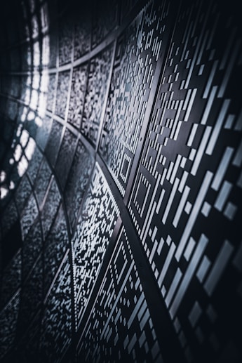 QR codes close-up photography