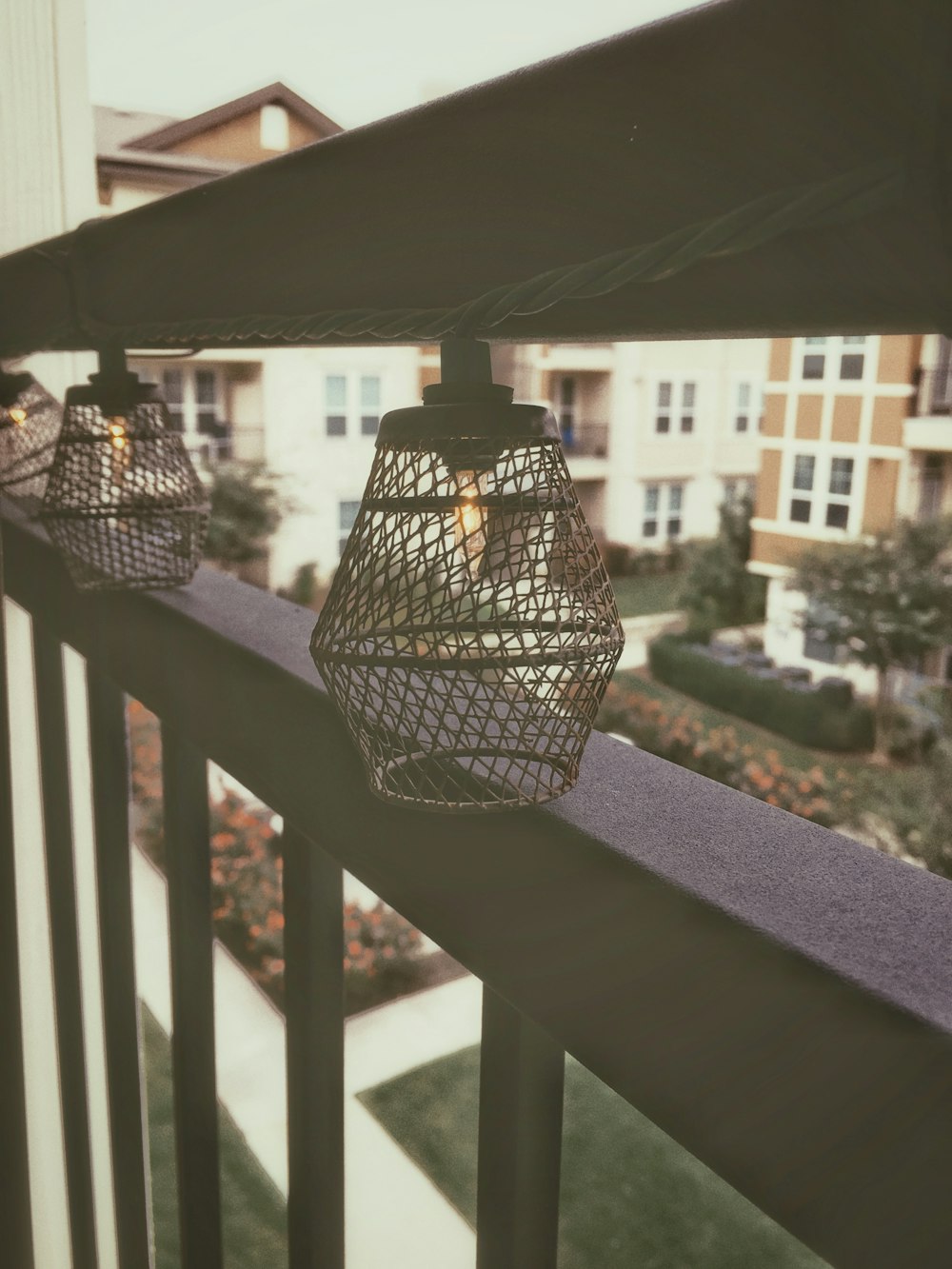 selective focus photography of lantern