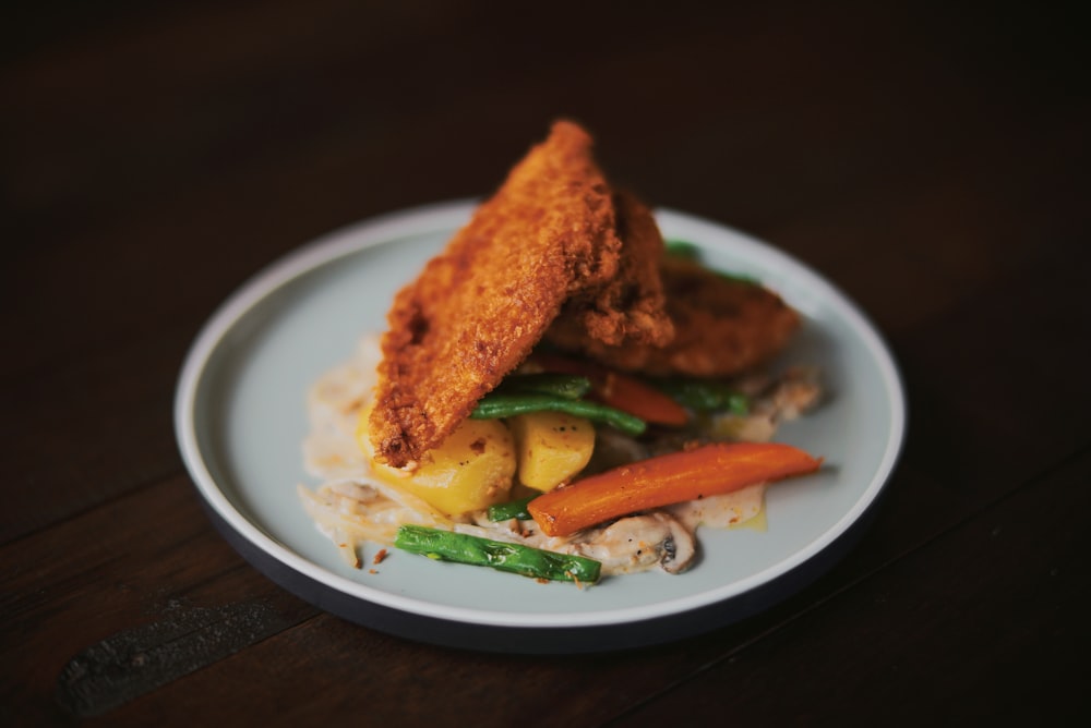 fried chicken on plate