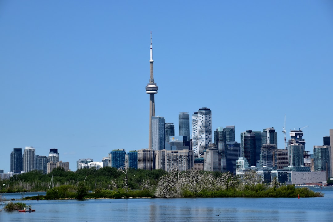 panoramic photo of CN tower,
