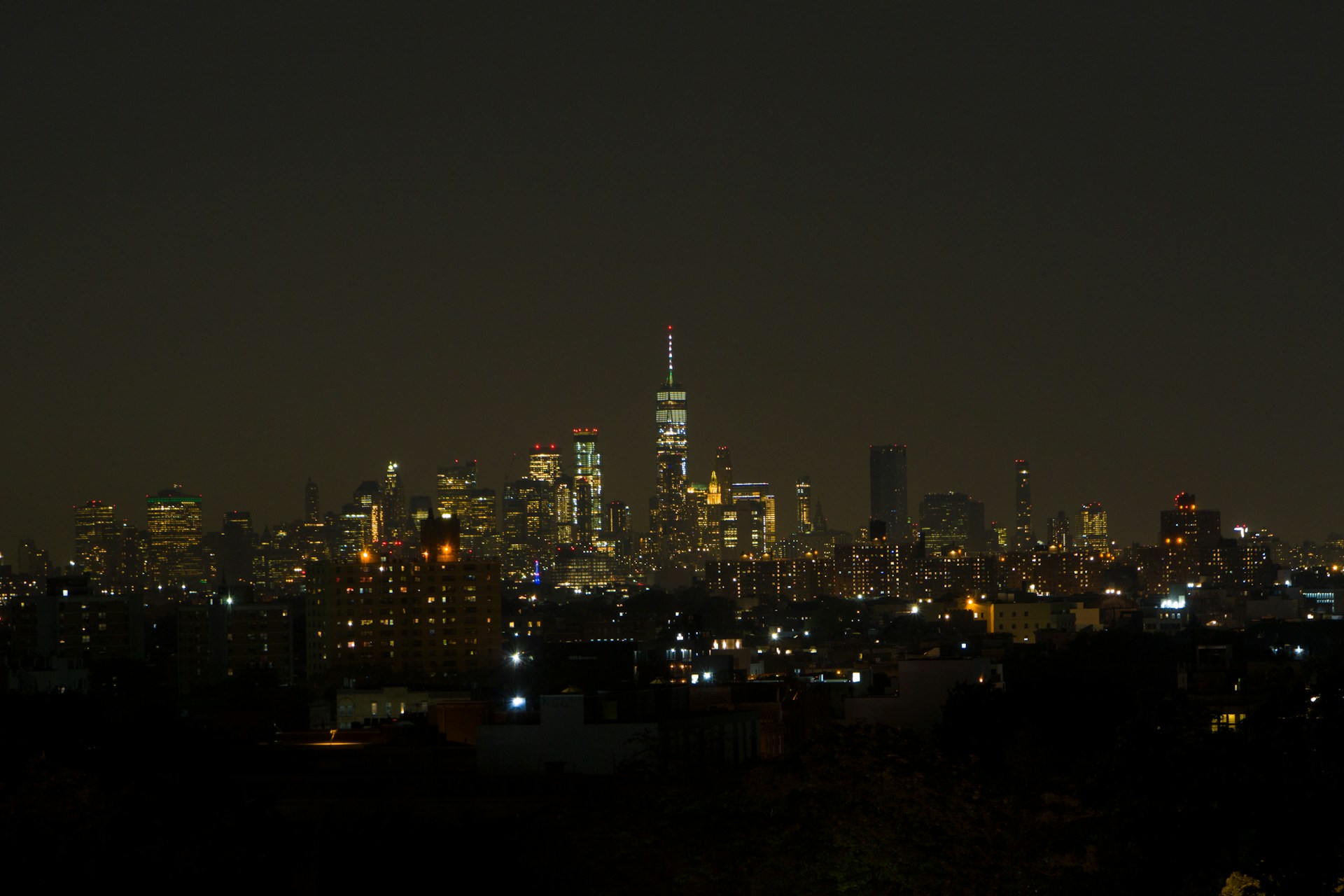 city during nighttime