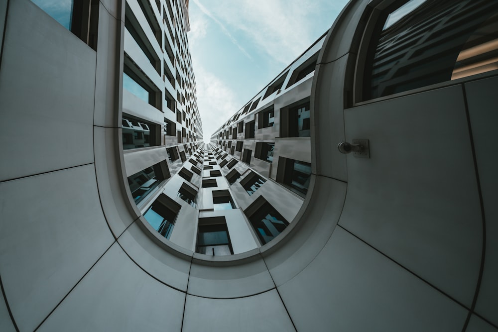 low-angle photography of high-rise building