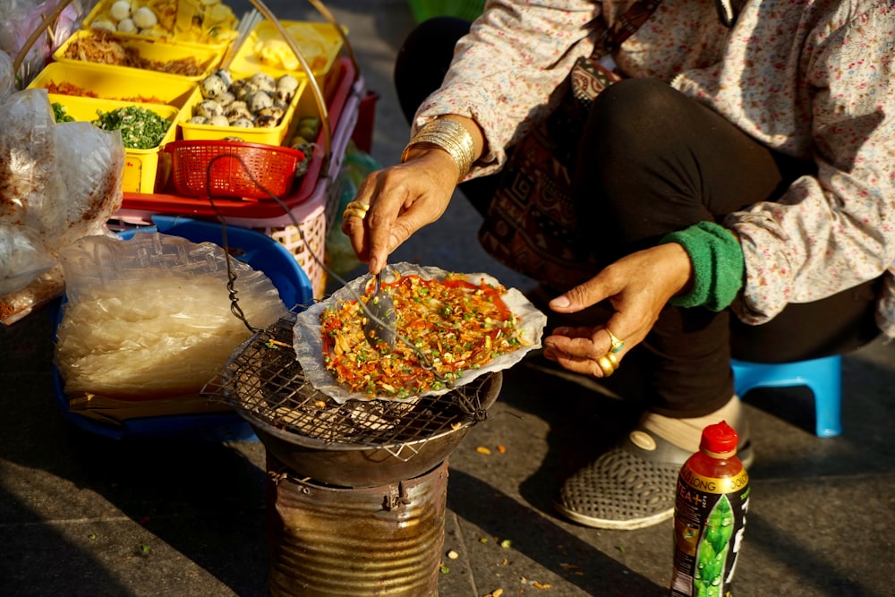 woman eating