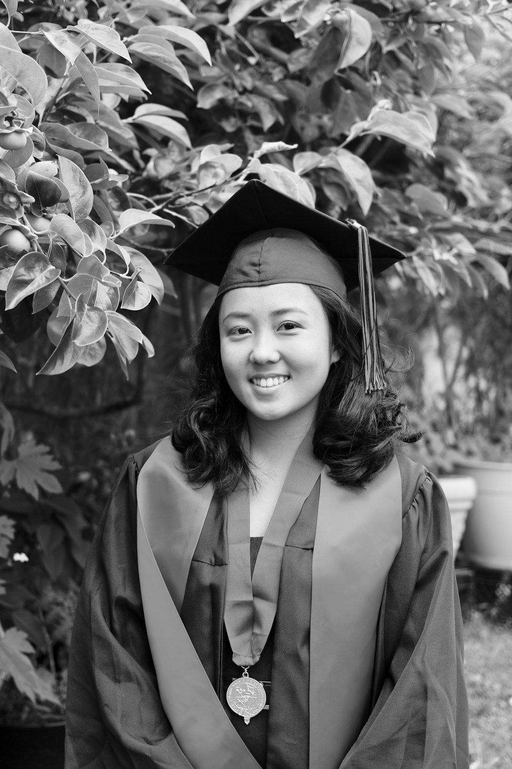 woman wearing academic dress