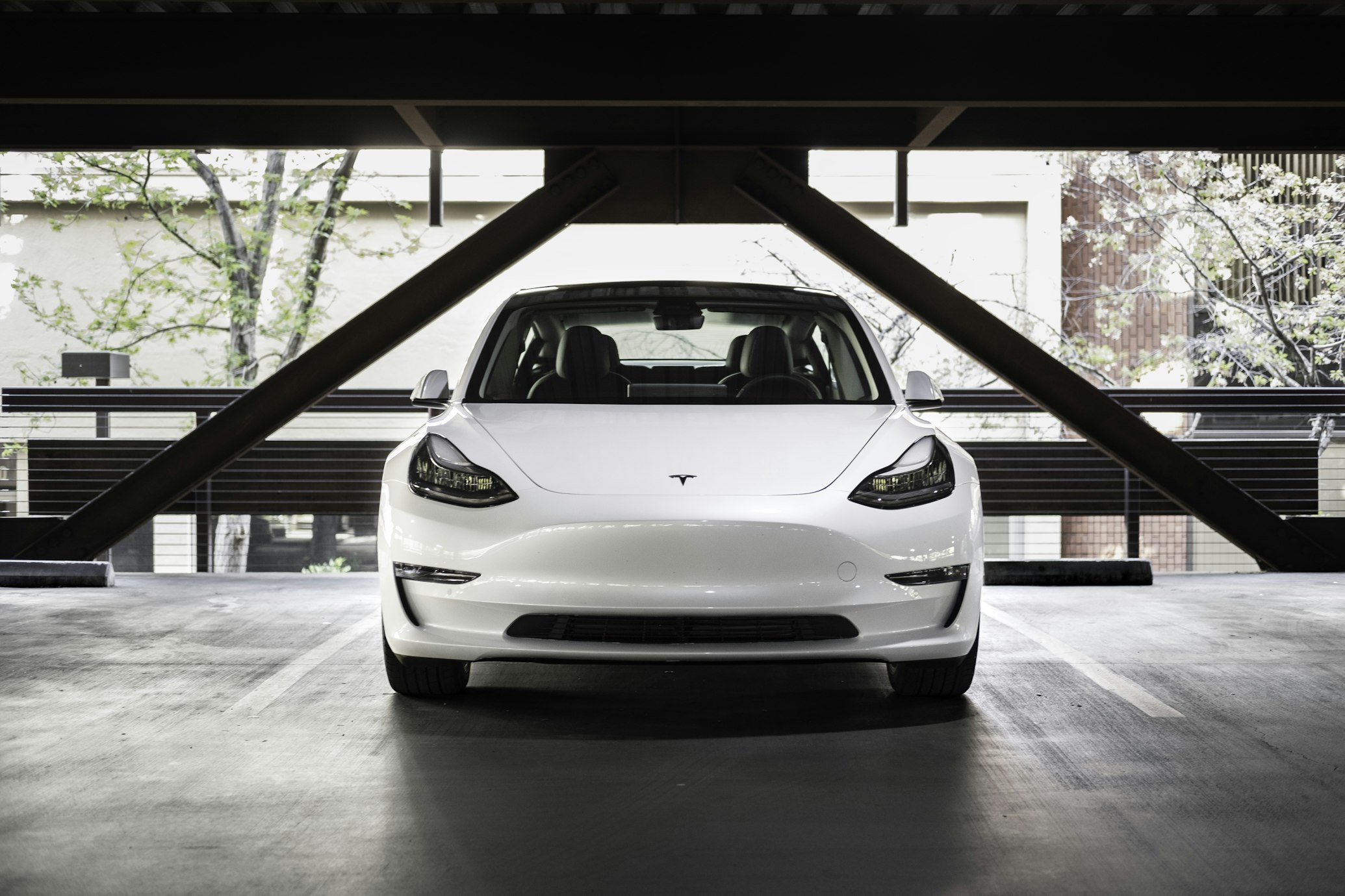 A Tesla car (Charlie Deets via Unsplash)
