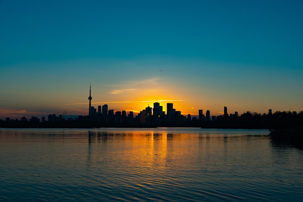 body of water near buildings