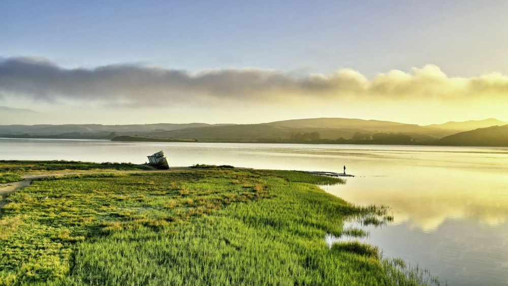 calm body of water