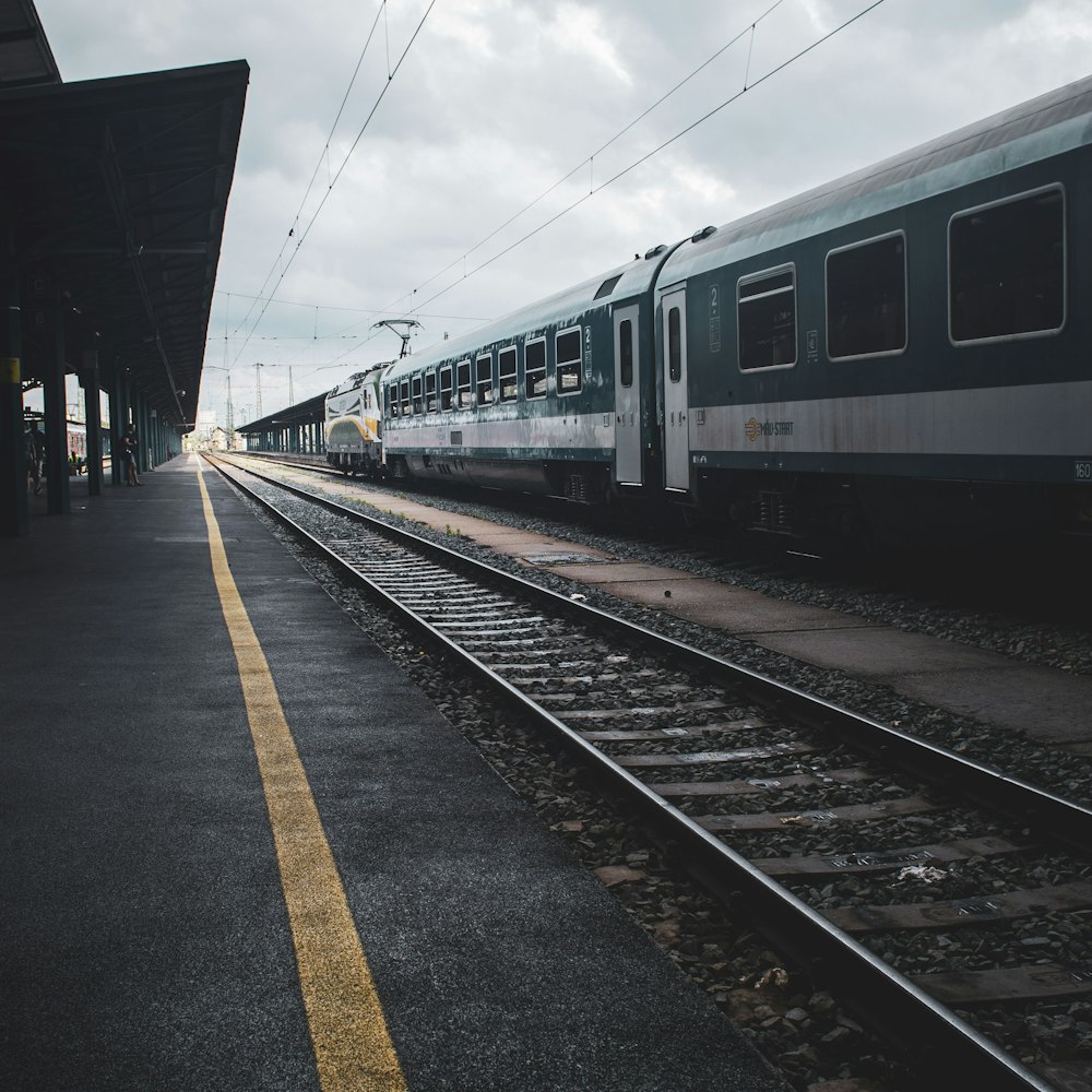 train on station at daytime