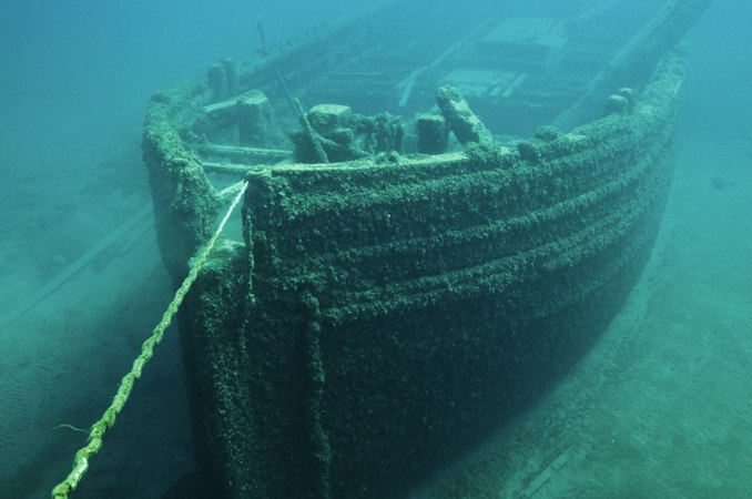 Sunken ship