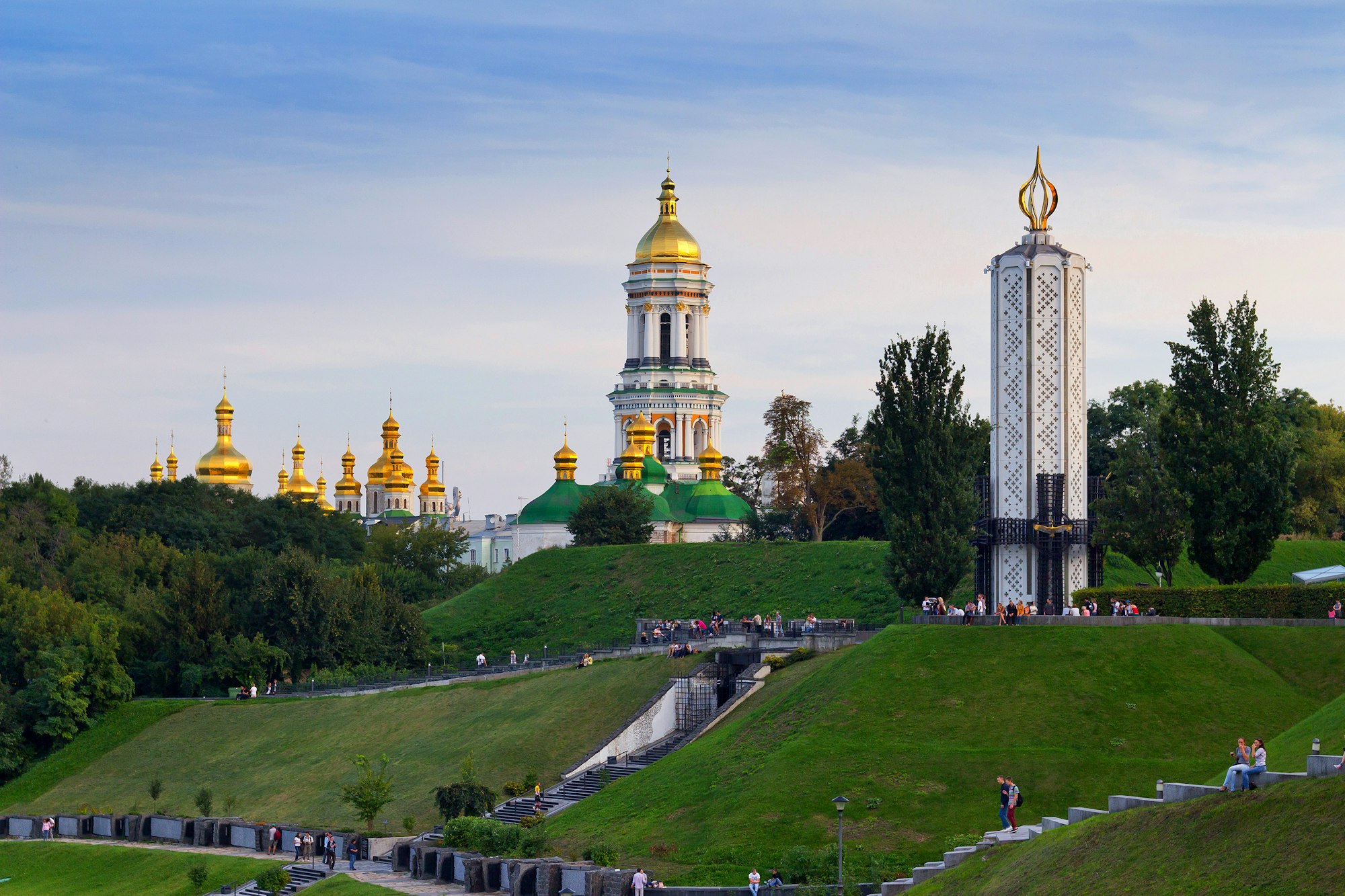 Imagen del monumento real situado en Ucrania.