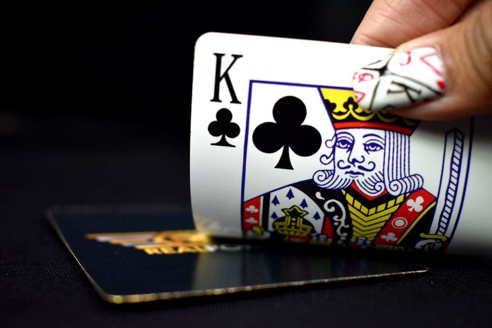 King of clubs card