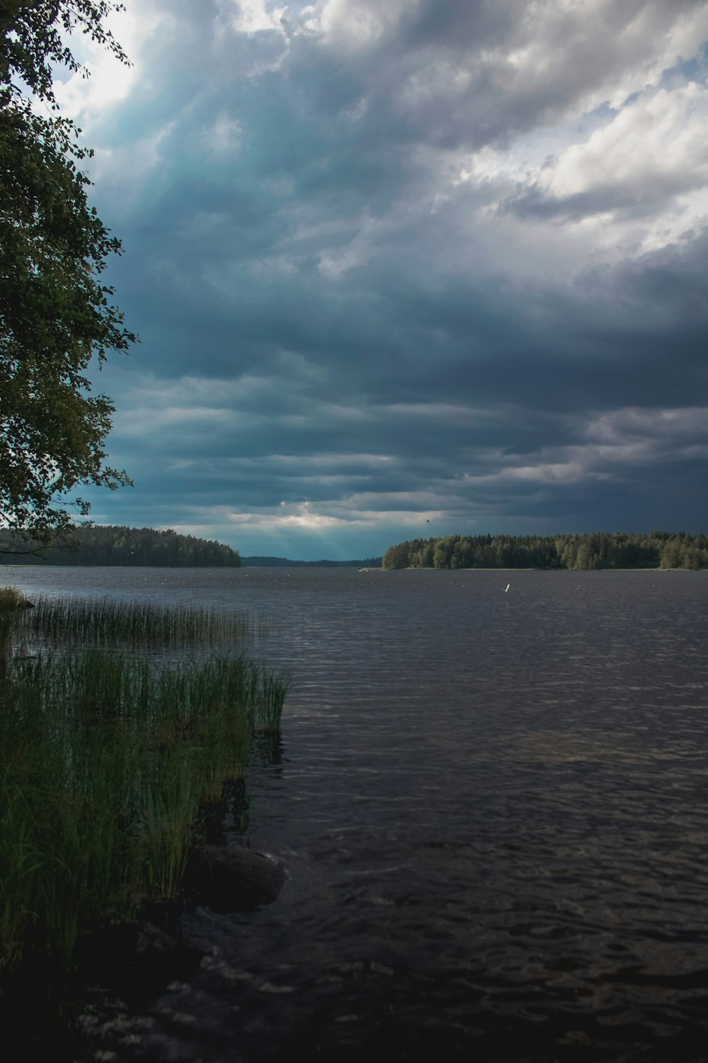 foto di paesaggio di un lago