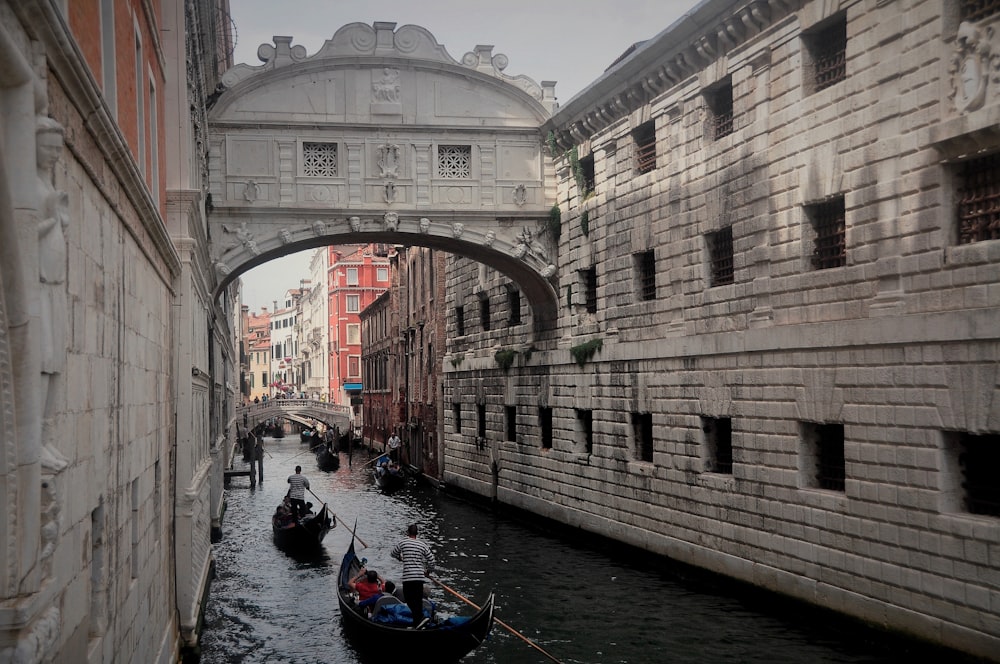 Foto de paisaje de un canal de Venecia