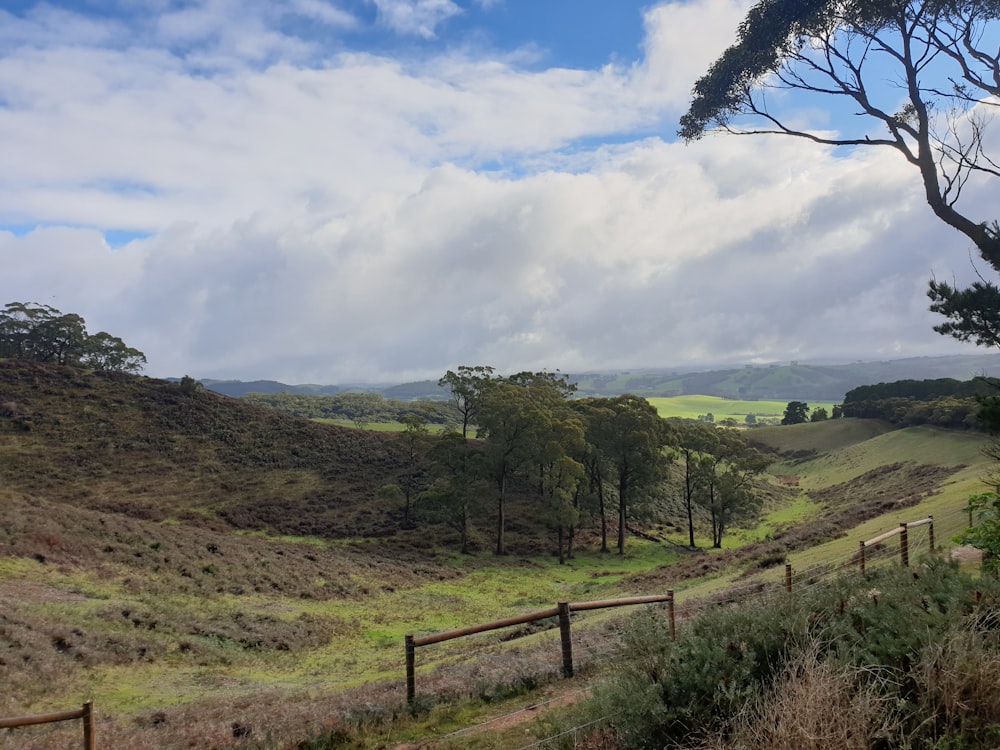 landscape photo of a hills