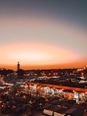 city during night