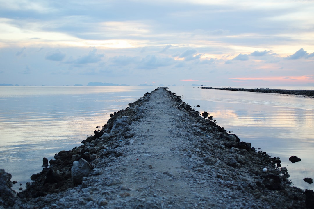 dock near ocean