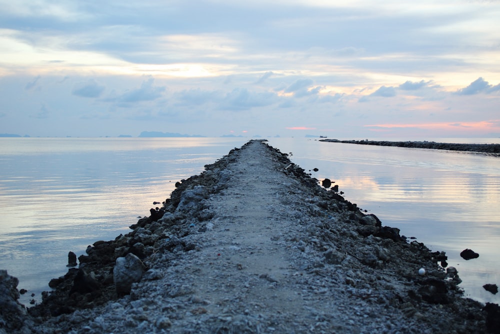 dock near ocean