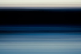 a blurry photo of a body of water