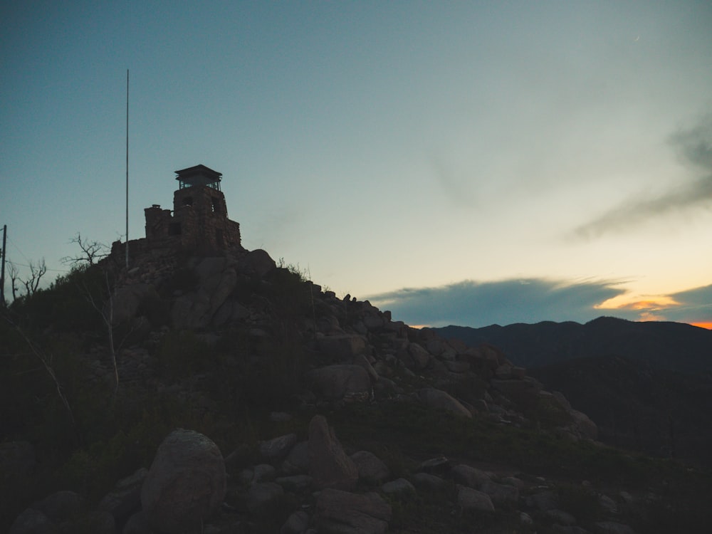 mountain during golden hour