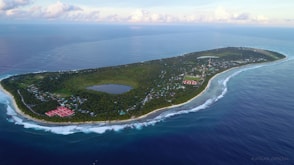 green island aerial view