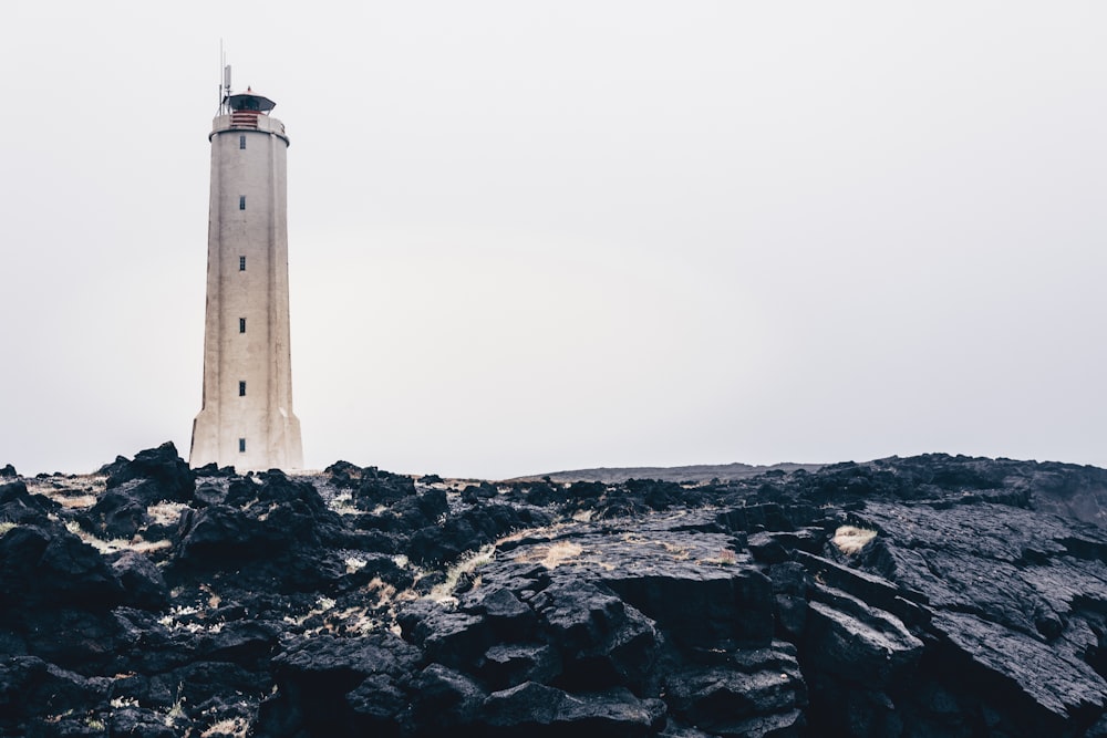 white lighthouse