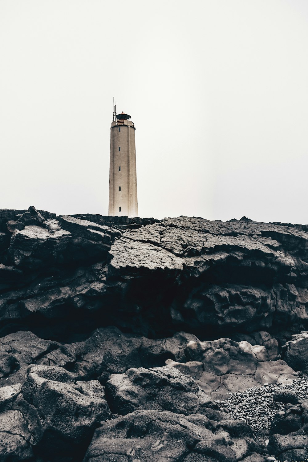 brown lighthouse