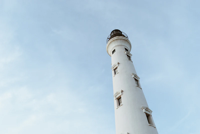 阿魯巴海岸與燈塔風光