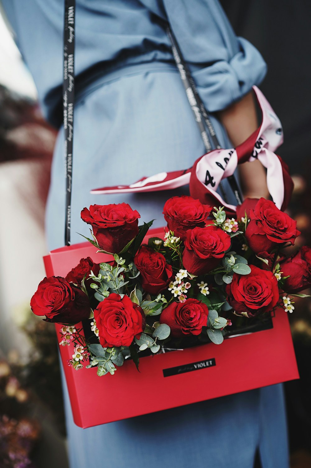 red rose bouquet