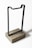 A beautifully crafted wooden valet stand showcasing its sleek design and rich texture.