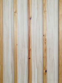 a close up of a wall made of wood