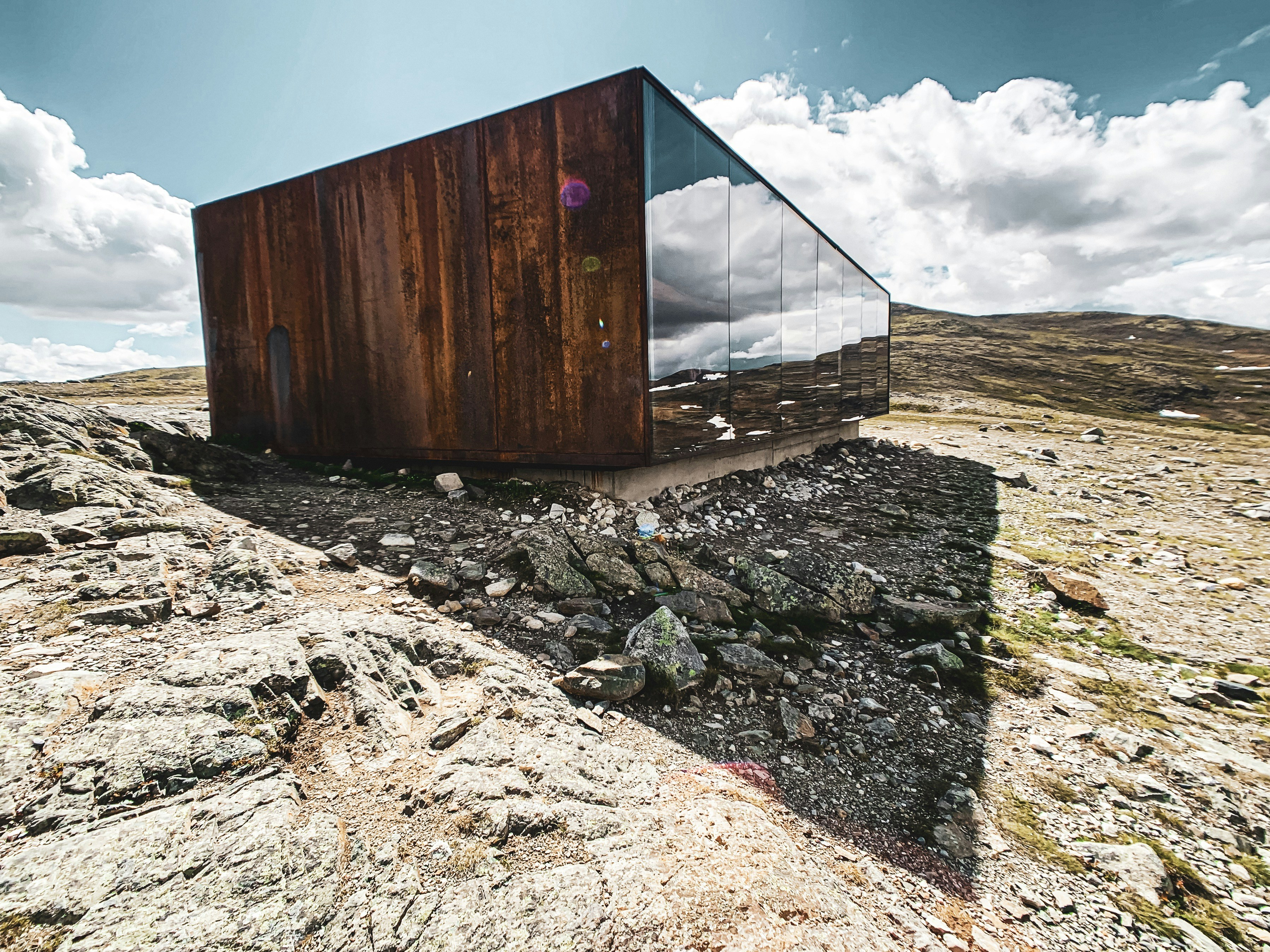 brown wooden building