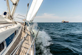 boat on ocean