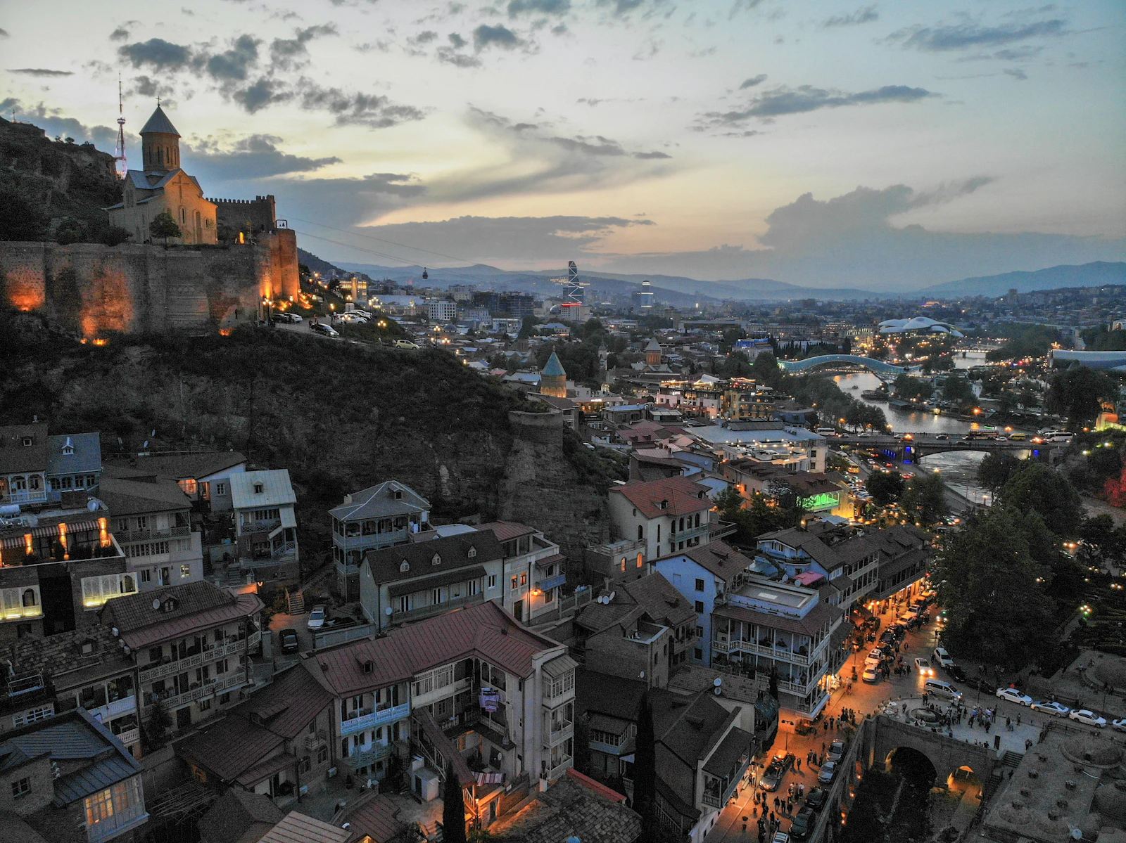 Tbilisi · Narikala fortress over the old town