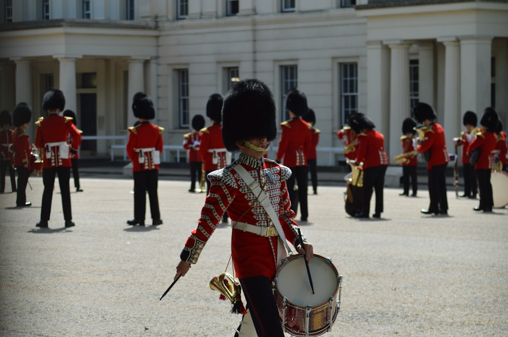 Royal Guard near structure