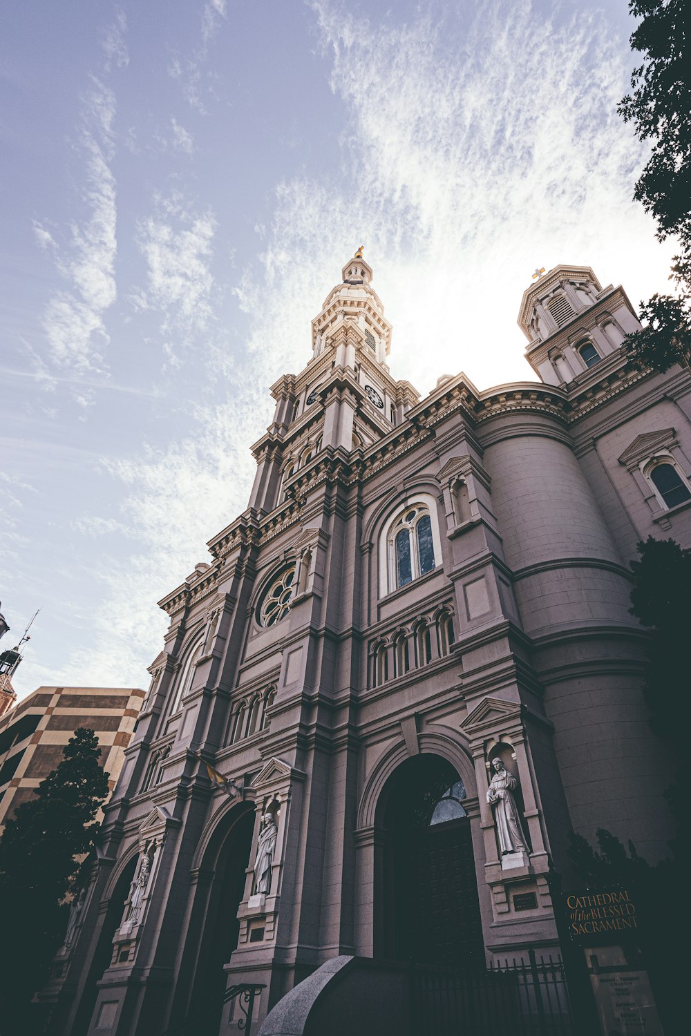 low angle photo of church