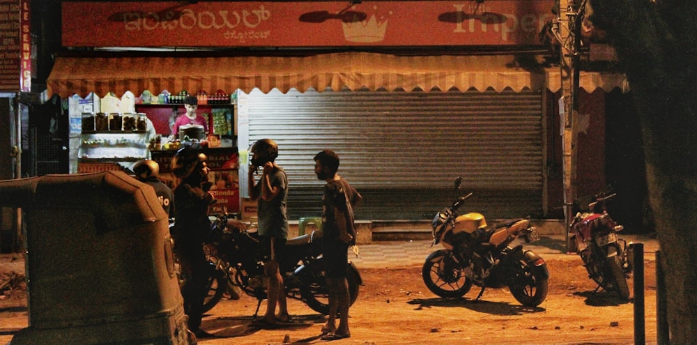 bike riders on a street