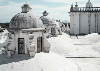 white and grey domed building