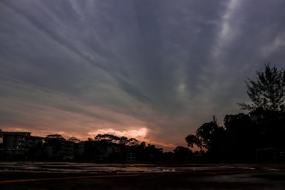 A scenic view of Rosario Vera Peñaloza at sunset.