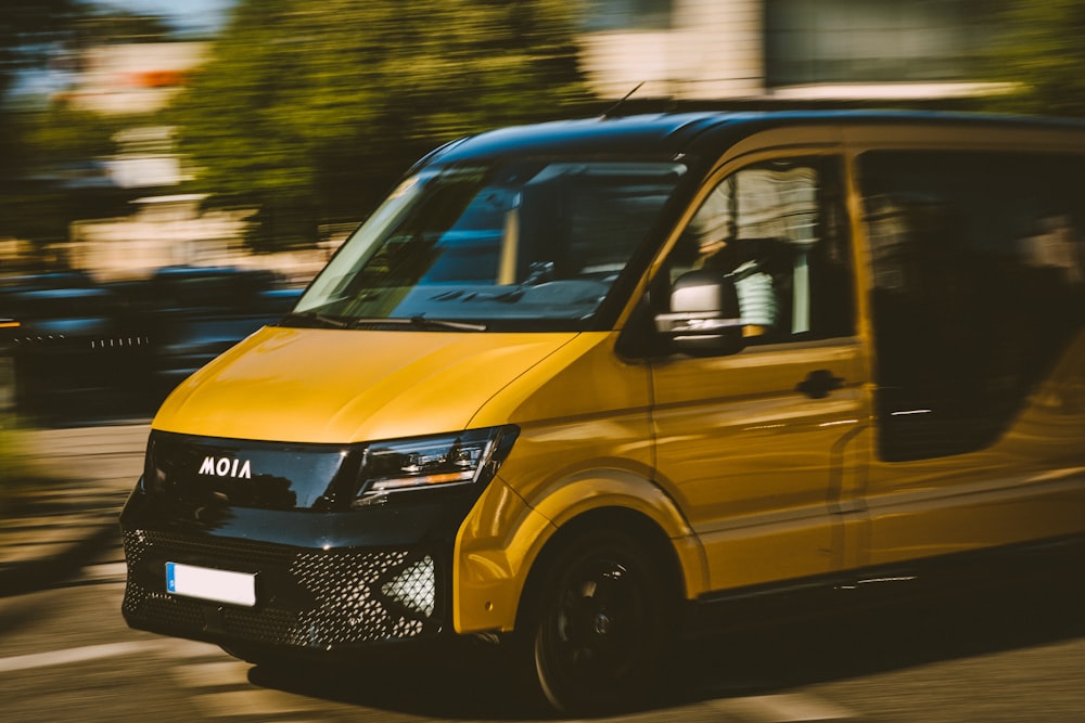 yellow van