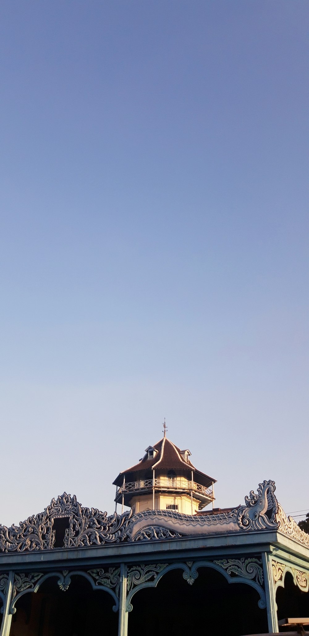 white wooden temple