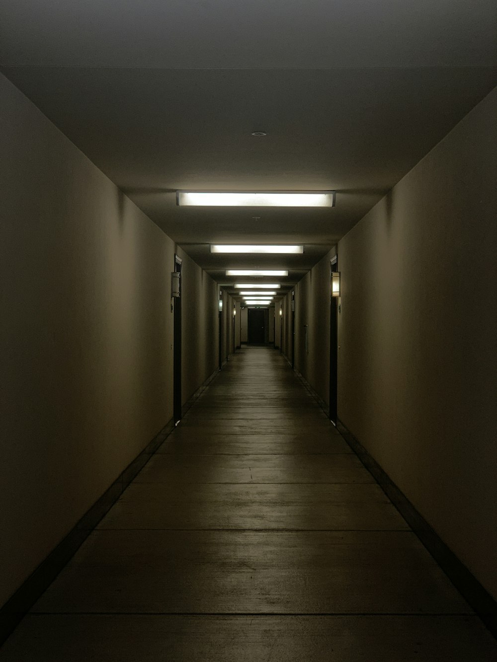 brown hallway