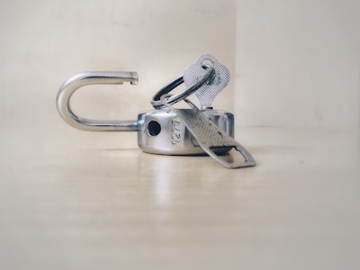 gray stainless steel padlock freedom google meet background