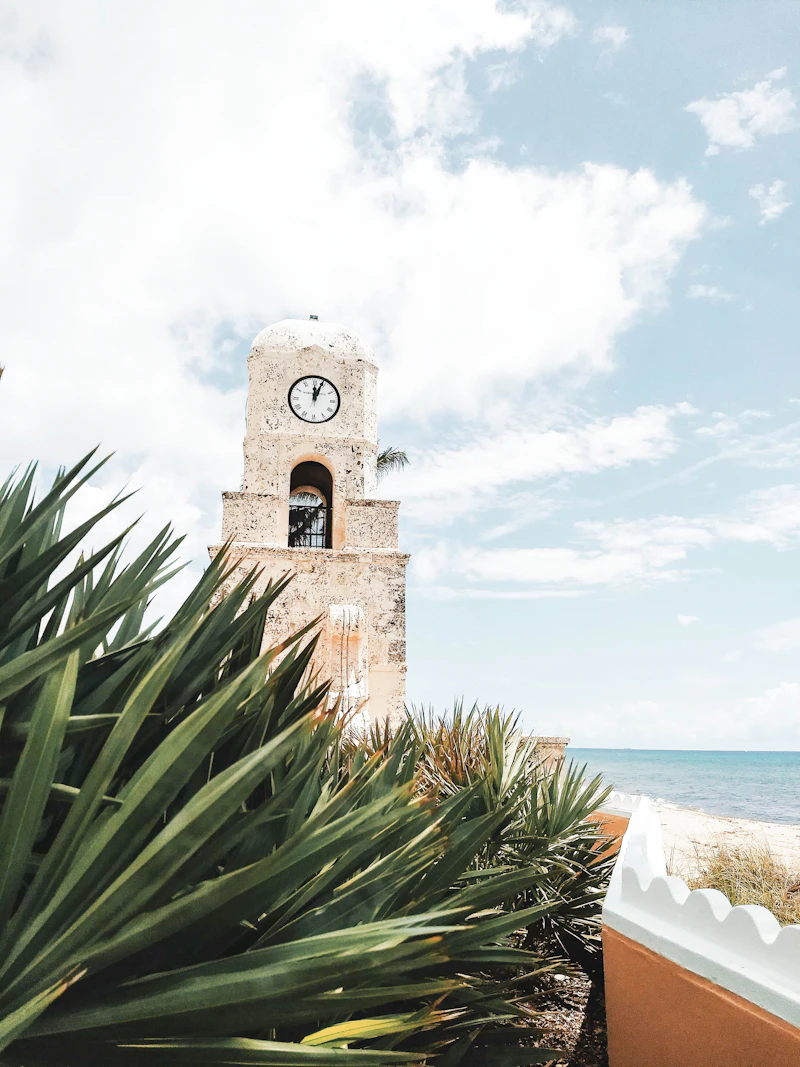 Worth Avenue's clock tower, Palm Beach, Florida
